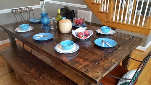 Custom Made Colonial Farmhouse Dining Table