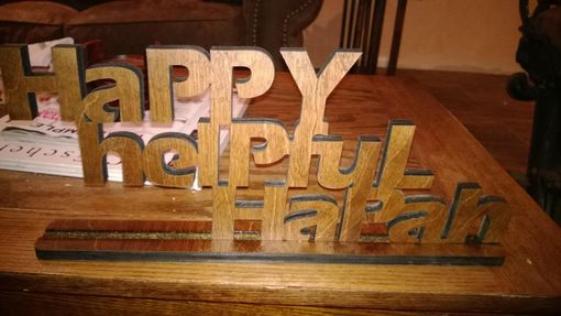 Custom Made Laser Cut Wooden Sign