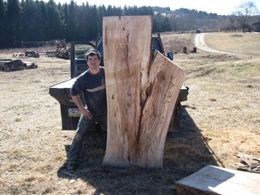 Custom Made Live Edge Slab Tops We Make The Slab Out Of Trees