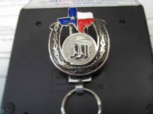 Custom Made Wmc070 "Rodeo" Theme Horseshoe Shaped Key Rings