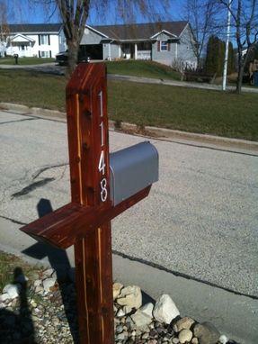 Custom Made Mailbox Post Wrap - Aromatic Cedar