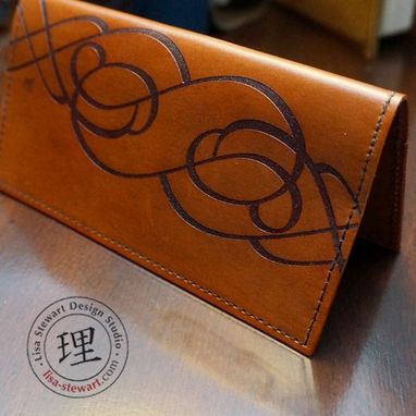 Custom Made Leather Checkbook Covers
