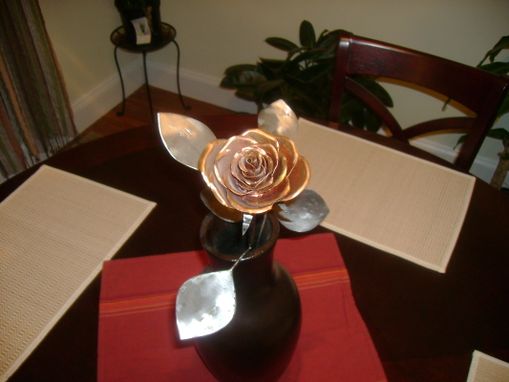 Custom Made Copper Rose