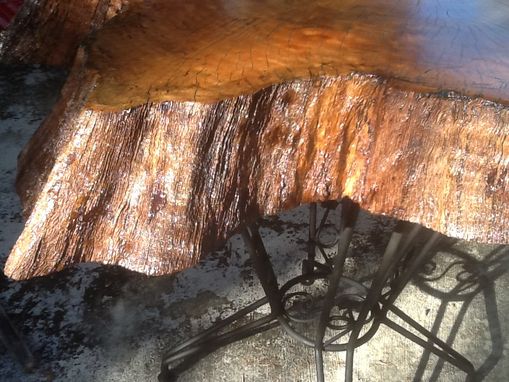 Custom Made Breakfast Table In Spalted Florida Mahogany