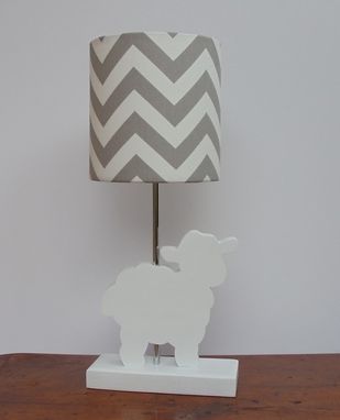 Custom Made Handmade Wooden Animal Lamps For Nursery, Kids Room