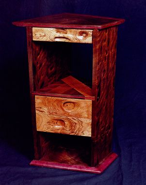 Custom Made Trapazoidal Nightstand