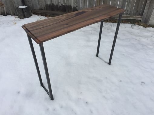 Custom Made Walnut Accent Table