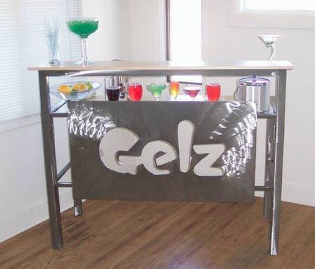 Custom Made Gelz Product Display Table
