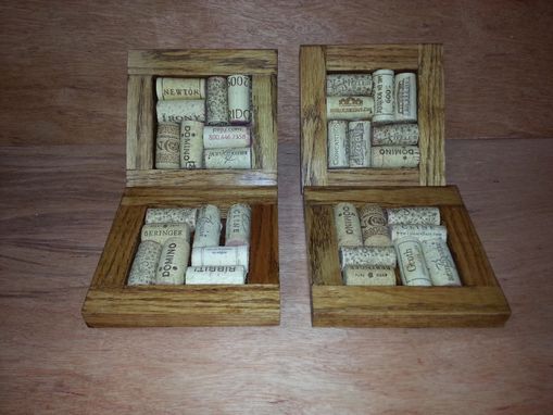 Custom Made Wine Cork Coasters