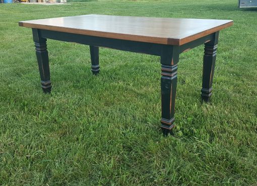 Custom Made Solid Wood Farm Table