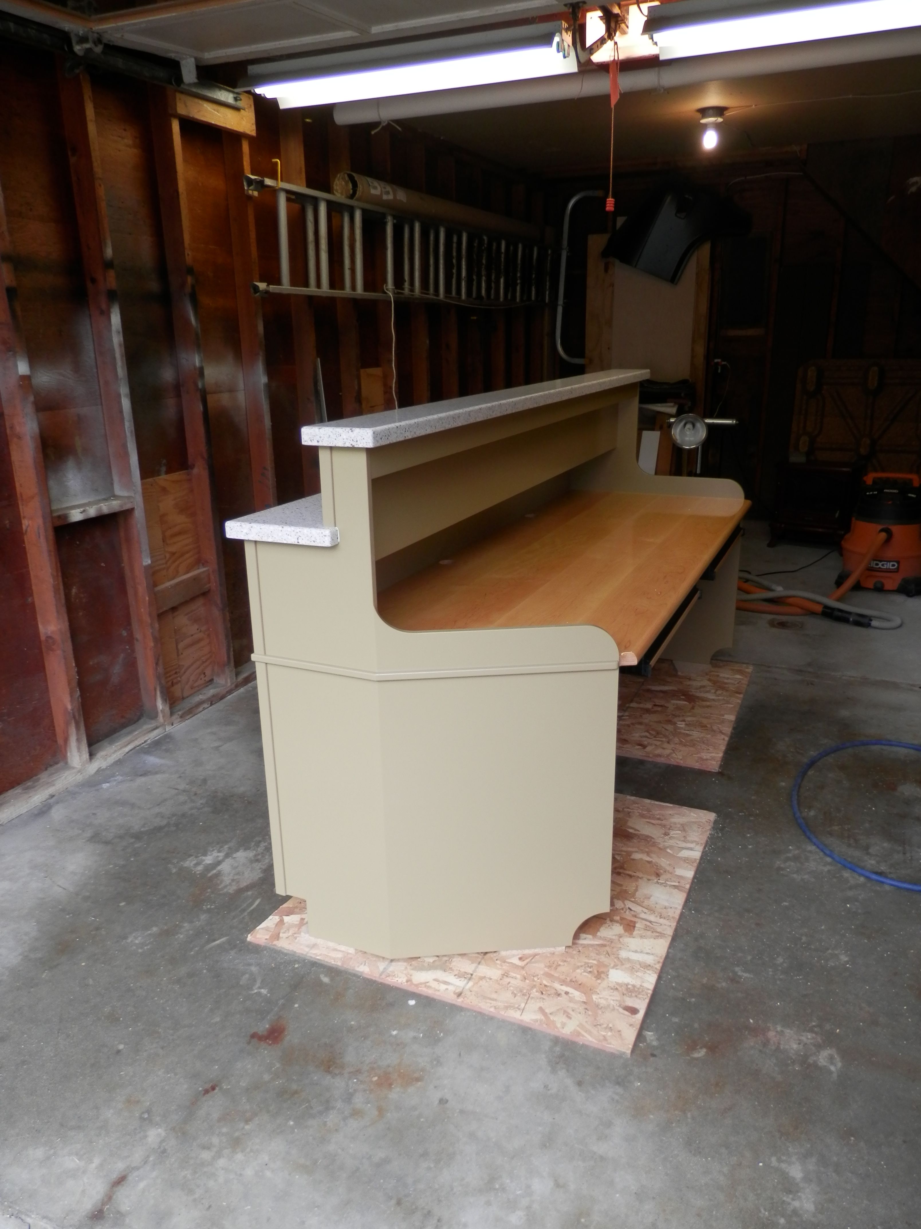 Custom Commercial Design Solution: Receptionist Counter / Desk by ...