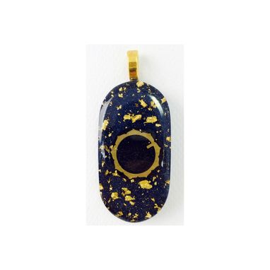 Custom Made Lapis Lazuli Indigo "Key2protection" Pendant