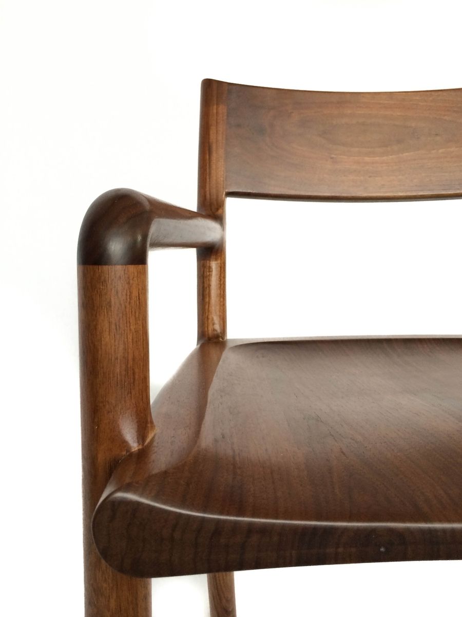 Custom Sculpted Dining Room Chair by Olsons WoodWorks