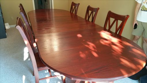 Custom Made Solid Oak Hardwood Dining Table