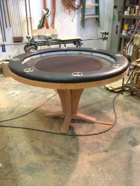 Custom Made 60" Round Poker Table