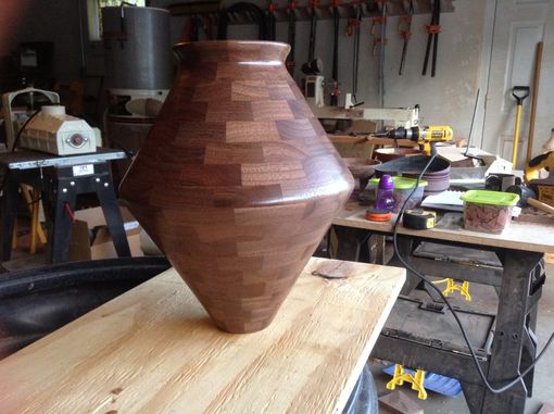 Custom Made Walnut Vase