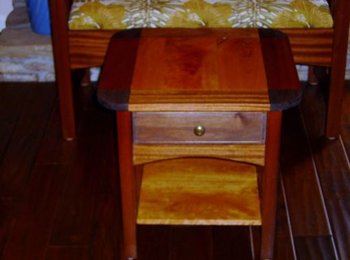 Custom Made Mulit Wood End Table
