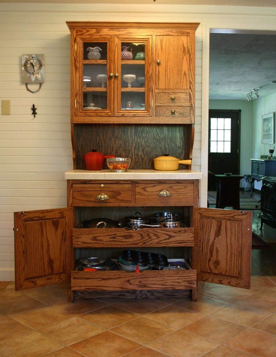 Custom Made Oak Hutch by Custom Corners Llc | CustomMade.com