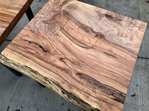 Custom Made Livve Edge Maple End Tables
