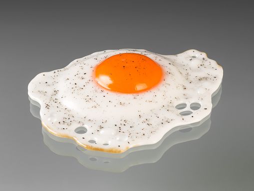 Custom Made Glass Sunny-Side-Up Fried Egg