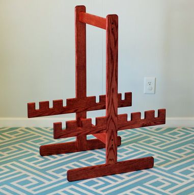 Custom Made Tv Trays- Solid Red Oak