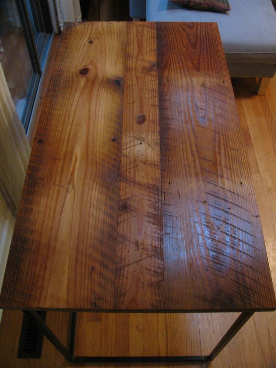Buy Hand Made Reclaimed Pine Desk, made to order from Five Fork Studio
