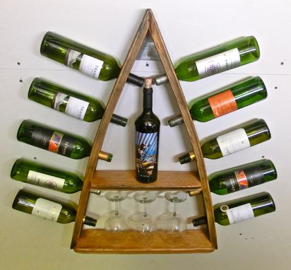 Custom Made Steeple Og - Barrel Stave Wine Rack