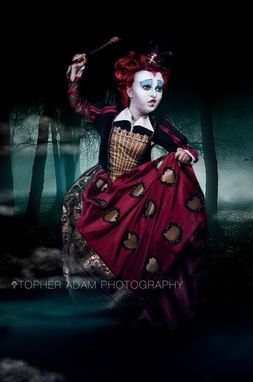 Custom Made Tim Burton Alice In Wonderland Helena Boheme Carter Red Queen Costume 2010