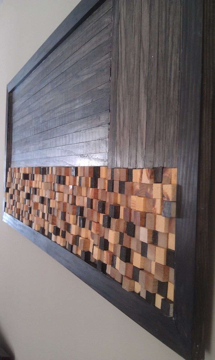 handmade wood mosaic wall artbuilt concrete | custommade handmade wood mosaic wall artbuilt concrete | custommade