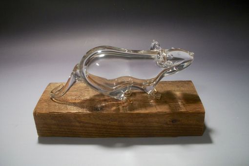 Custom Made Glass Hand Blown Lab Rat