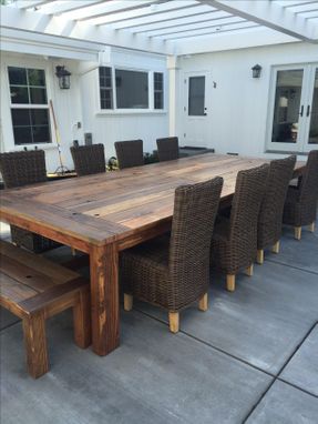 Custom Made Reclaimed Wood Indoor And Outdoor Tables - Custom