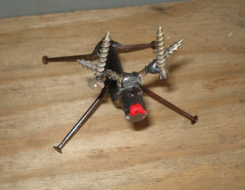 Custom Made Metal Reindeer