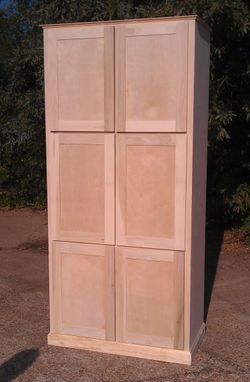 Custom Made Freestanding Pantry Cabinet