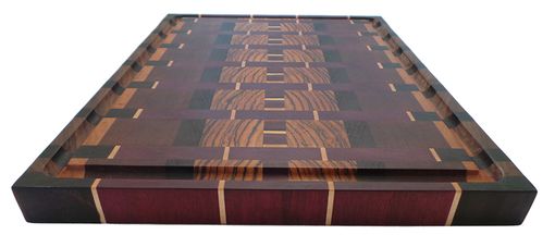 Custom Made Exotic Wood, End Grain Cutting Board