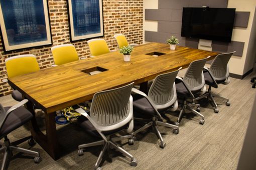 Custom Made Reclaimed Wood Conference Table