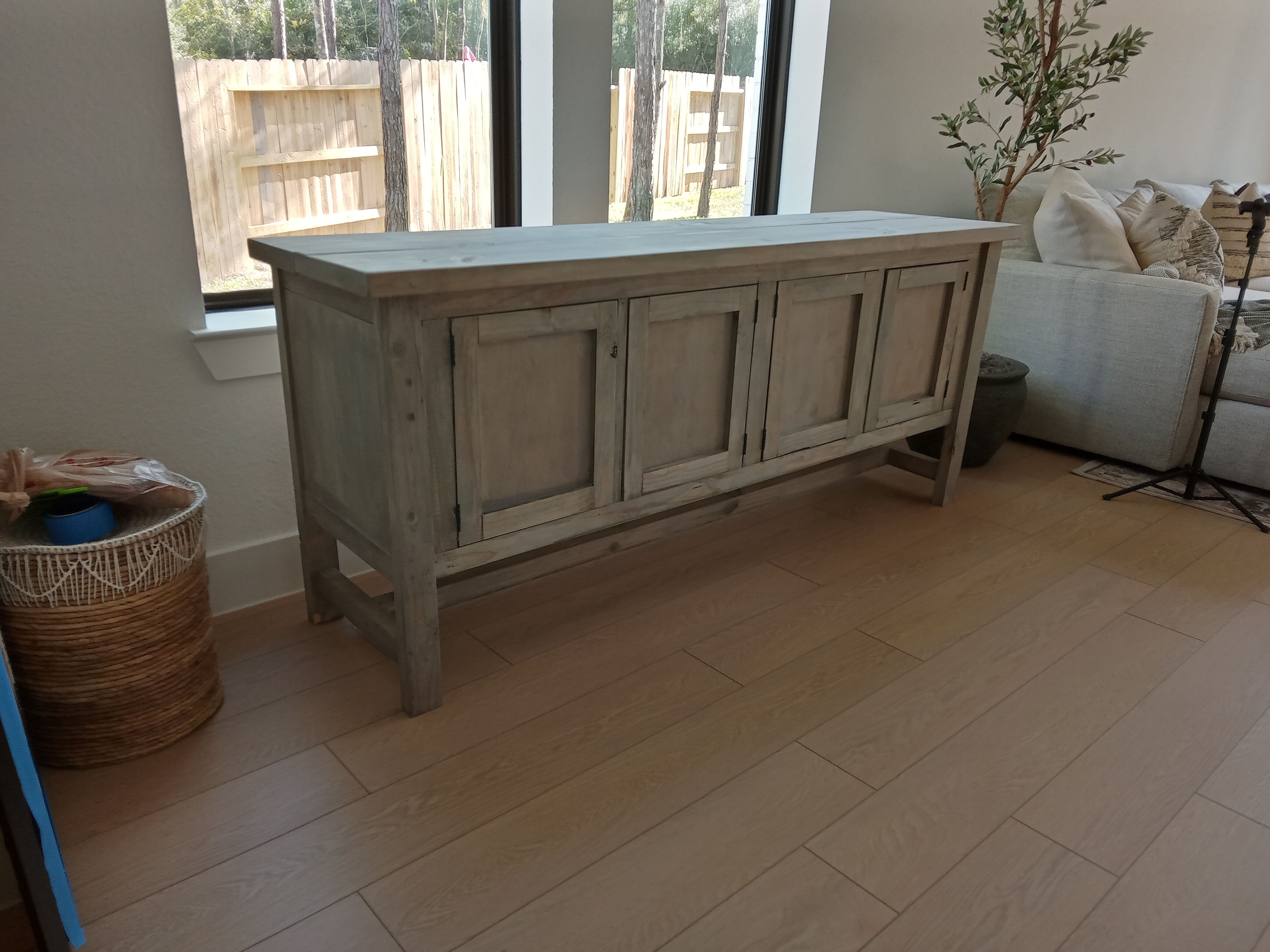 Buy Hand Crafted Custom Up To 8 Ft Long, Handmade In Texas Any Color Available. Buffet