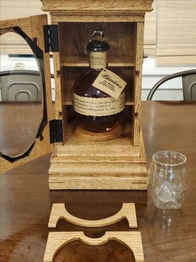 Custom Made Blanton's Bourbon Bottle Box With Glass Door
