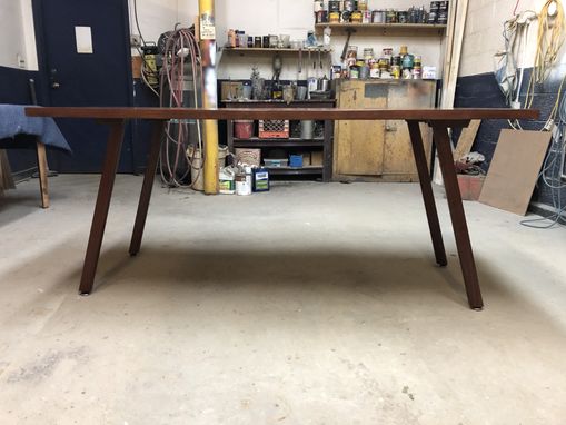 Custom Made Small Dining Table, Modern, Angled Legs, Ready-To-Go