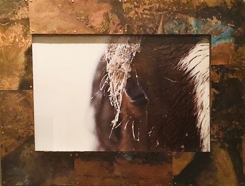 Custom Made Copper Patina Custom Art Frames