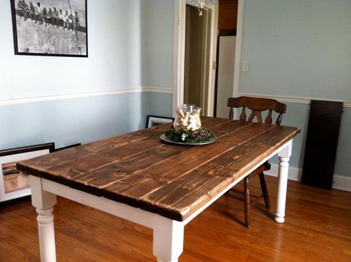 Hand Made Farmhouse Table by Great Lakes Reclaimed | CustomMade.com