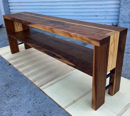 Custom Made Walnut Bench
