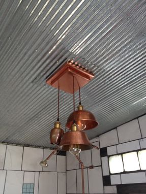 Custom Made Copper Light