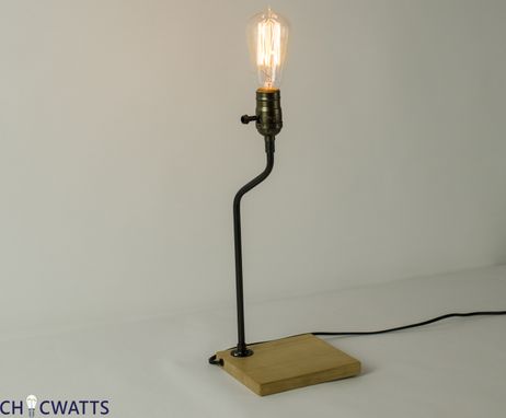 Custom Made Industrial Style Custom Table Lamp