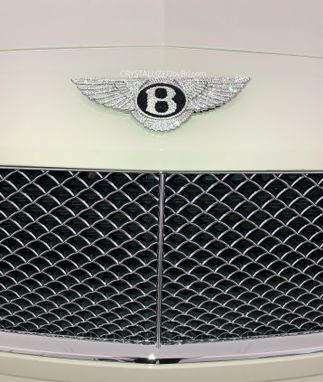 Custom Made Bentley Crystallized Car Emblem Bling Genuine European Crystals Bedazzled