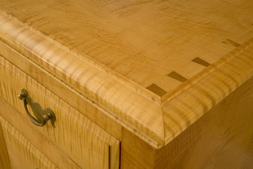 Custom Made Curly Maple Cabinet