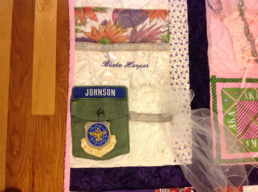 Custom Made Custom Family Culture Keepsake Baby Quilt/Wall Hanging