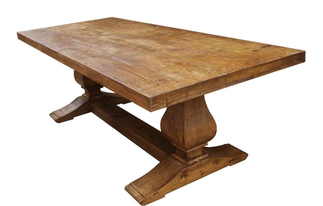Hand Made Segovia Reclaimed Wood, Salvaged Wood Dining Room Table