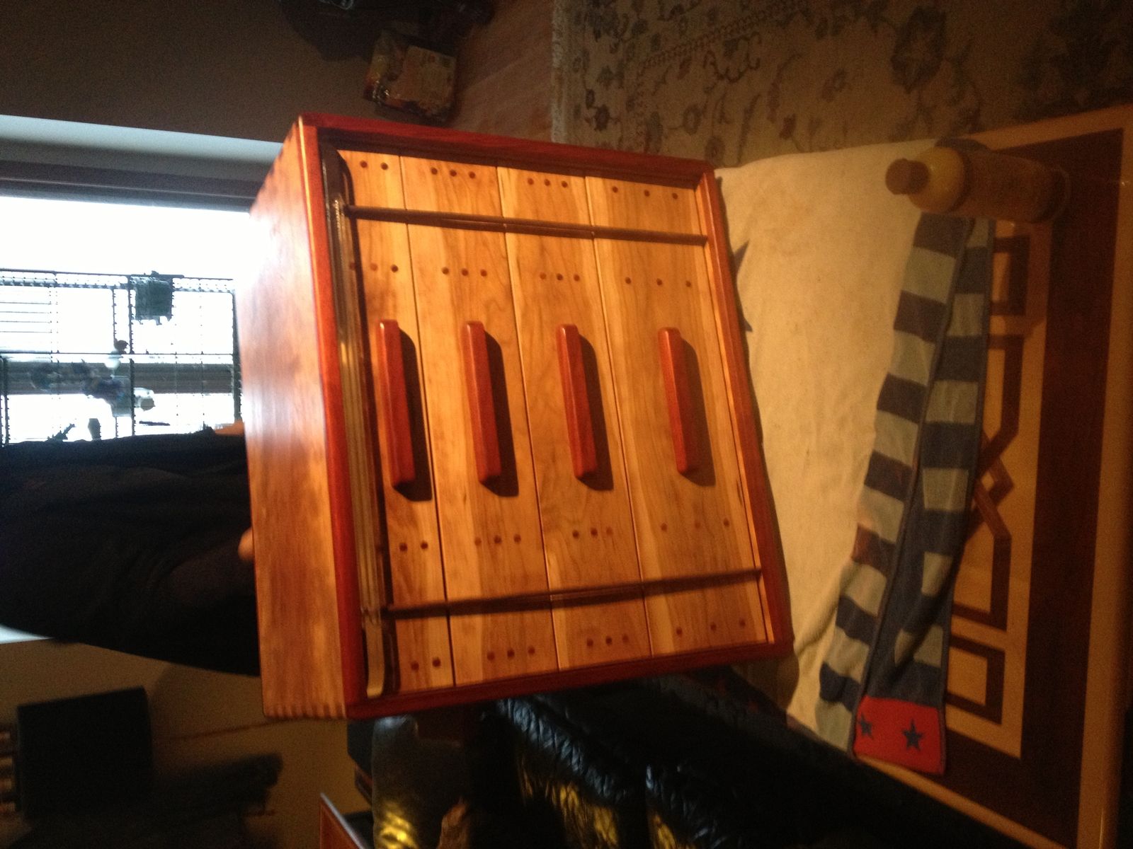 Hand Made Wood Game Box by Raw Creations Cnc