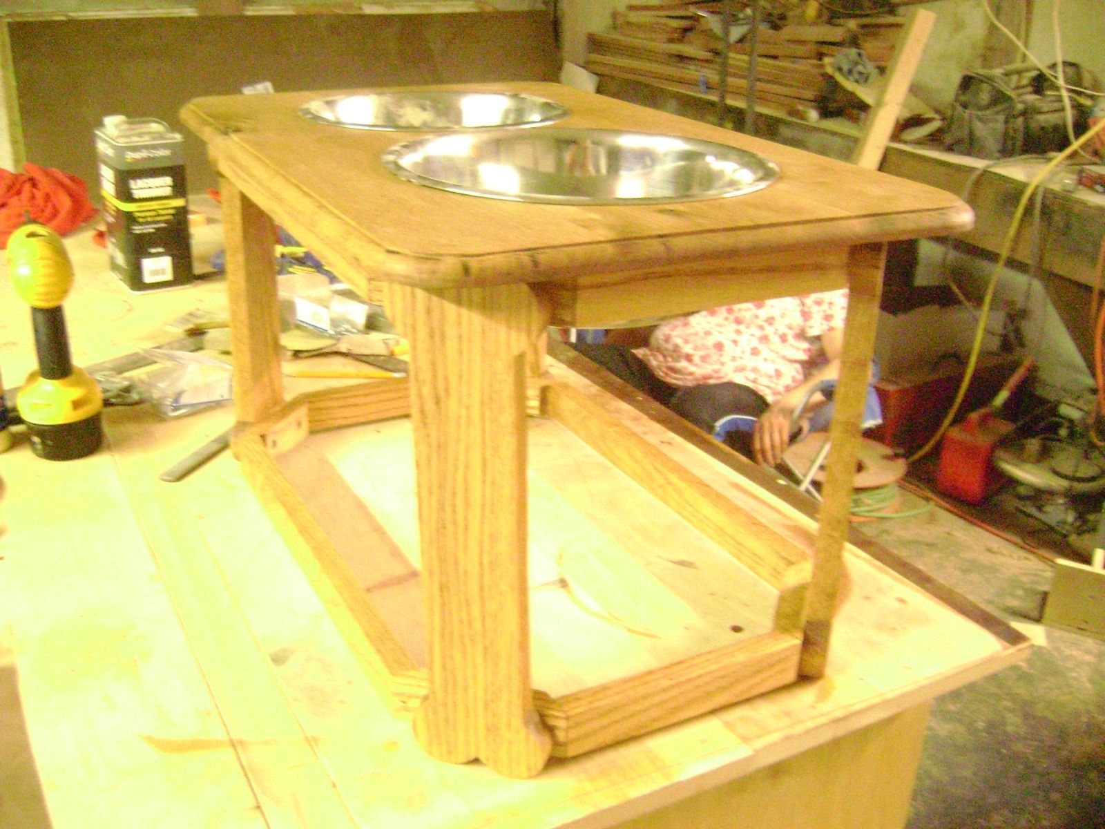 Hand Made Elevated Dog Feeder by Home Sweet Home Woodcrafts