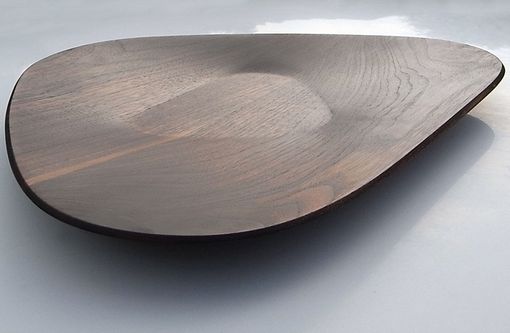 Custom Made Mid Century Modern Serving Tray, Walnut - Inspired By Isamu Noguchi